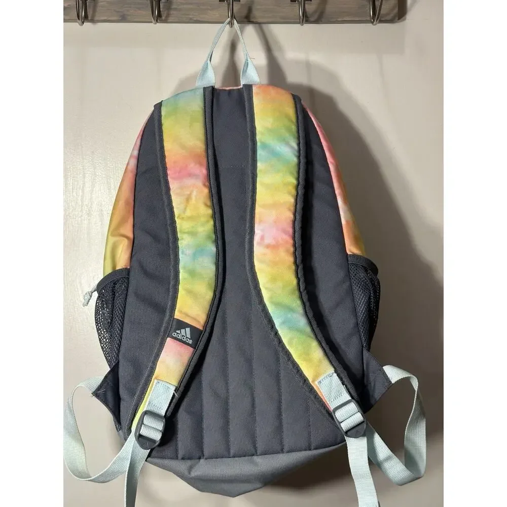 Adidas Young BTS Creator 2 Backpack School Stone Wash Rainbow Tie Dye - Picture 3 of 15